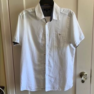 Ted Baker white shirt sleeve button up
